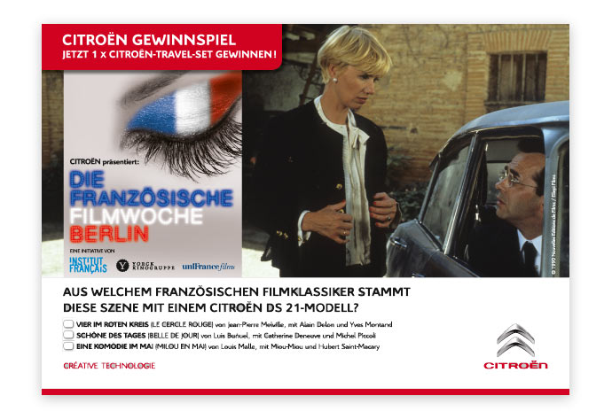 Französische Botschaft Plakat